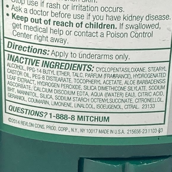 Mitchum Clean Control Invisible Solid Antiperspirant Deodorant 5 Sticks Oxygen - Picture 15 of 16